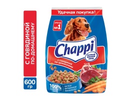 Корм д/собак сухой Говядина по-домашнему 600г