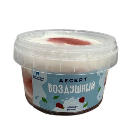 Продукт десертный с клубничным джемом 15% 260г ст