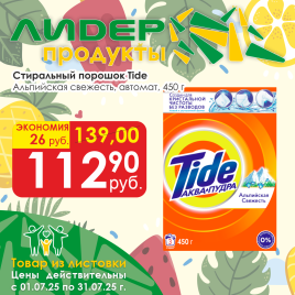 Стиральный порошок Tide  авт Альп свеж 450г