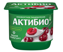 Йогурт АктиБио Вишня 3% 130г ст
