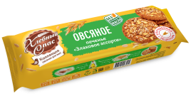 Печенье овсяное злаковое ассорти 250 гр