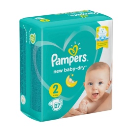 Подгуз Pampers №2 мини 27шт 