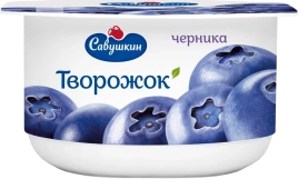 Паста сырковая десертная 3.5% 120г Черника