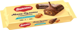 Мини-рулеты Соленая карамель глазир 200г