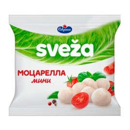 Моцарелла мини в рассоле 40% 250г фас. нетто 100г
