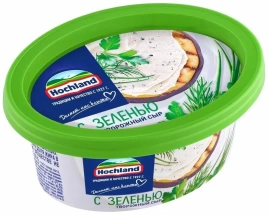 Сыр Творожный с зеленью 140г ванночка