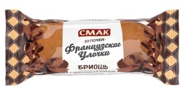 Булочка французская Бриошь шоколад 40г Смак