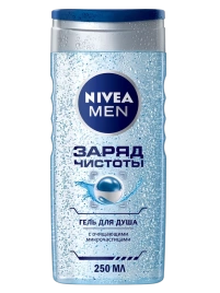 Гель д/душа муж Заряд чистоты 500мл
