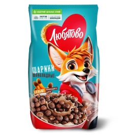 Готовый завтрак шоколадные шарики 200г