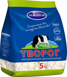 Творог рассыпчатый 5% 350г