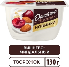 Даниссимо Вишня/миндаль 6.1% 130г Данон