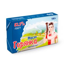 Масло Горянка 82.5 % 160 г фольга