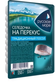 Селедочка на Перекус филе кус в масле 150г