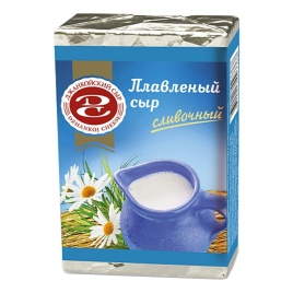 Сыр плавл Сливочный 50% 90г брикет