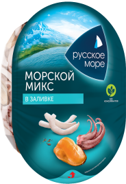 Коктейль из морепрод Морской микс в масл 180г