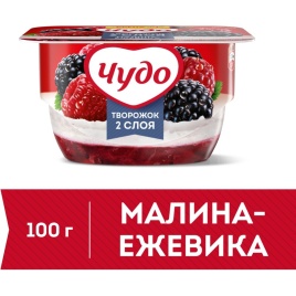 Творожок Малина/Ежевика 4.2% 100г ван