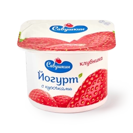 Йогурт Клубника 2.0% 120 г пл/ст