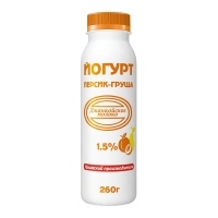 Йогурт Персик Груша 1.5% 900г бут