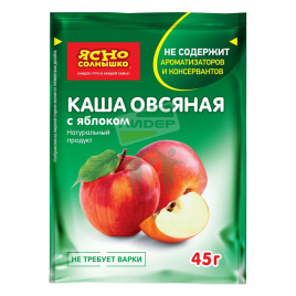 Каша Овсяная с яблоком 45 г