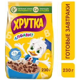 Готовый завтрак Хрутка Алфавит АБВ 230г
