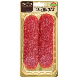 Сервелат Классический с/к нарезка 100 г  Егорьевская
