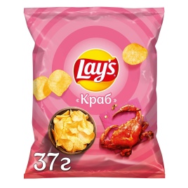 Чипсы Краб 37г  Лейс