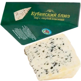 Сыр Кубанский Блюз с голубой плесенью 50% 100г коробка