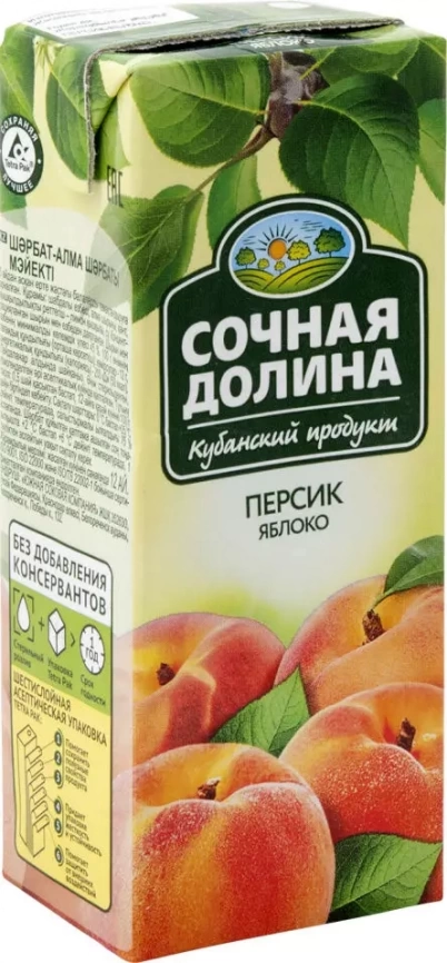 Персиково-яблочный т/п 0.2л фото 1