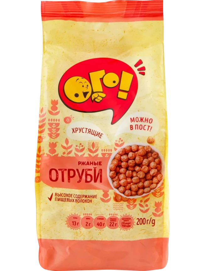 Отруби ржаные экструдированные 200г фото 1