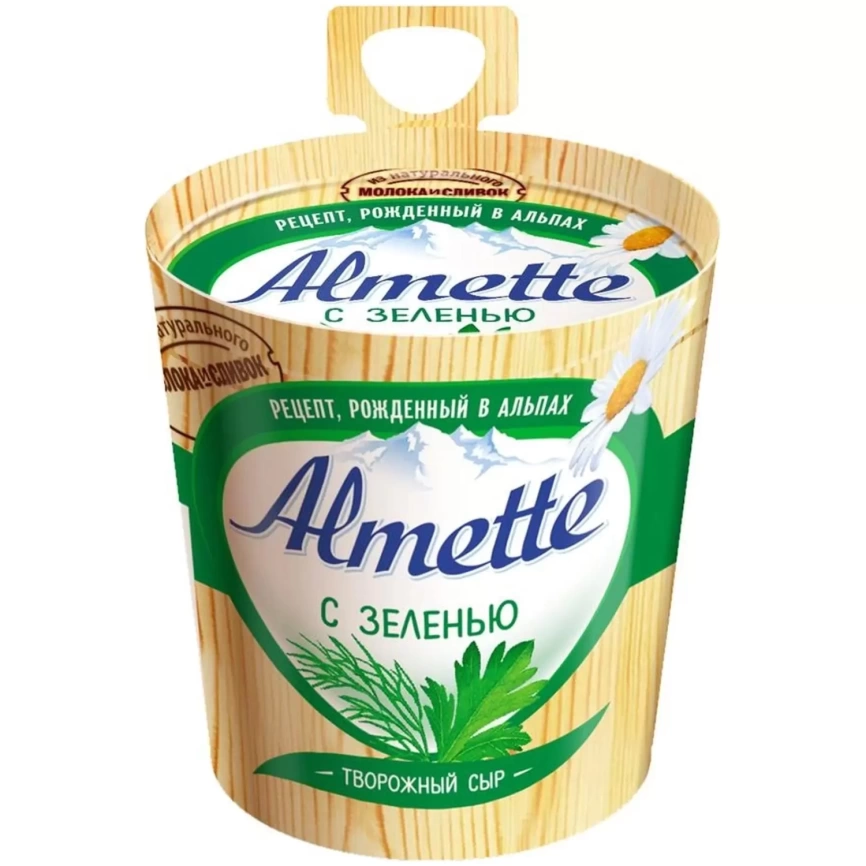 Сыр Альметте с зеленью 60% 150г фото 1