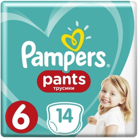 Подгуз Pampers №6 extra large 14шт фото 1