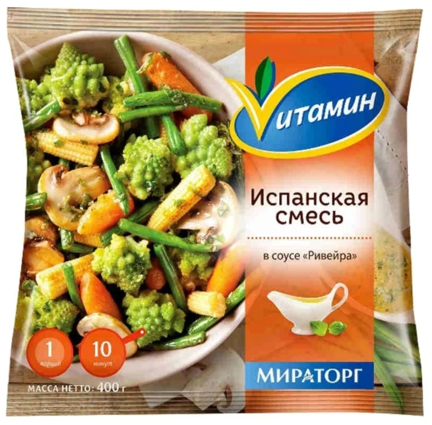 Смесь Испанскаяв в соусе Ривейра с/м 400г фото 1