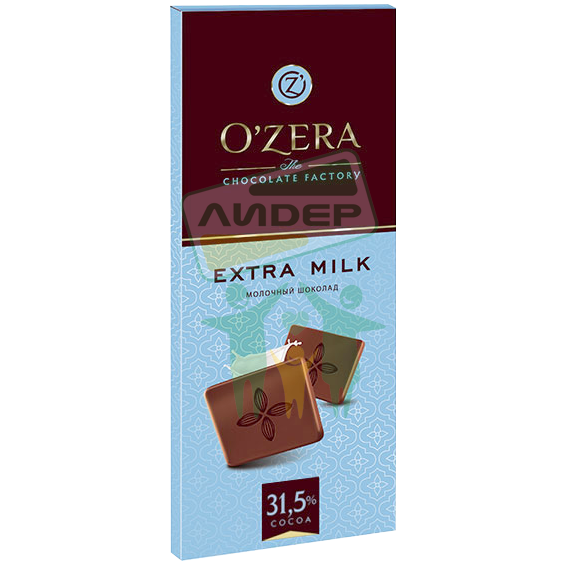 Шоколад OZera Extra milk 90г фото 1