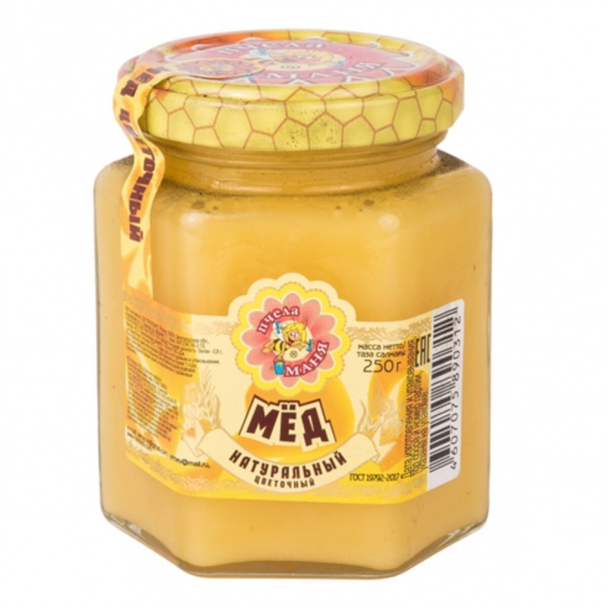 Мёд Цветочный Бочонок 150г фото 1