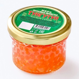Икра зернистая тих океан Кета 90г с/б