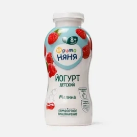 Йогурт обогащ пребио/пробио Малина 2.5% 200г бут