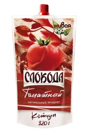 Кетчуп Томатный 320г д/п Слобода