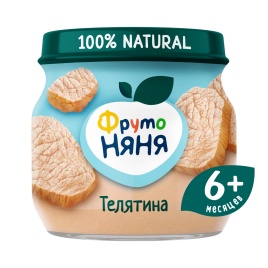 Пюре из телятины 80г