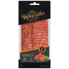 Колбаса Сервелетти с/к нарезка 85 гр
