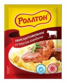 Пюре картофельное с вкусом говядины 34г