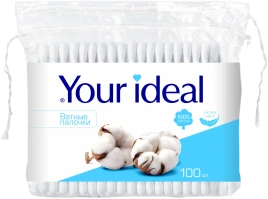 Палочки ватные zip-пакет 100шт Your Ideal