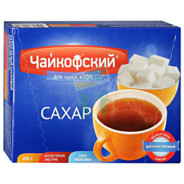 Сахар белый кусковой 250г