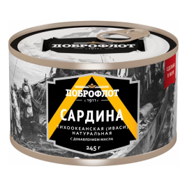 Сардина тихоокеанская (иваси) НДМ №6 245г