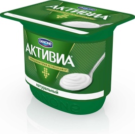 Йогурт АктиБио Натурал 3.5% 220г ст