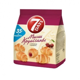 Круассаны с вишней 300г