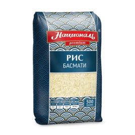 Рис длиннозёрный Басмати Премиум 500г