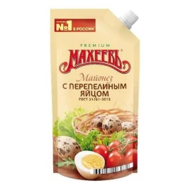 Майонез с Перепелиным яйцом 67% 190г д/п