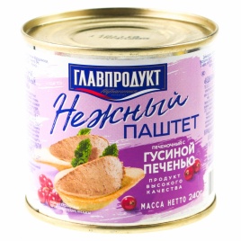 Паштет печеночный гусиный 240г