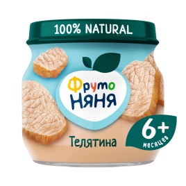 Пюре из телятины 80г