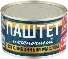 Паштет печёночный со сливочным маслом 230г